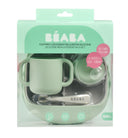 BEABA Комплект за хранене с чашка и лигавник